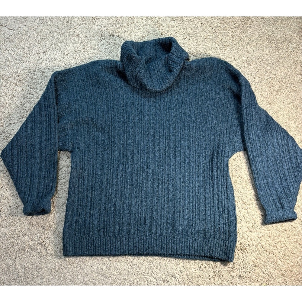 Cabi 3885‎ Tryst Green Pullover Turtleneck Sweater Women Medium Cozy Soft
